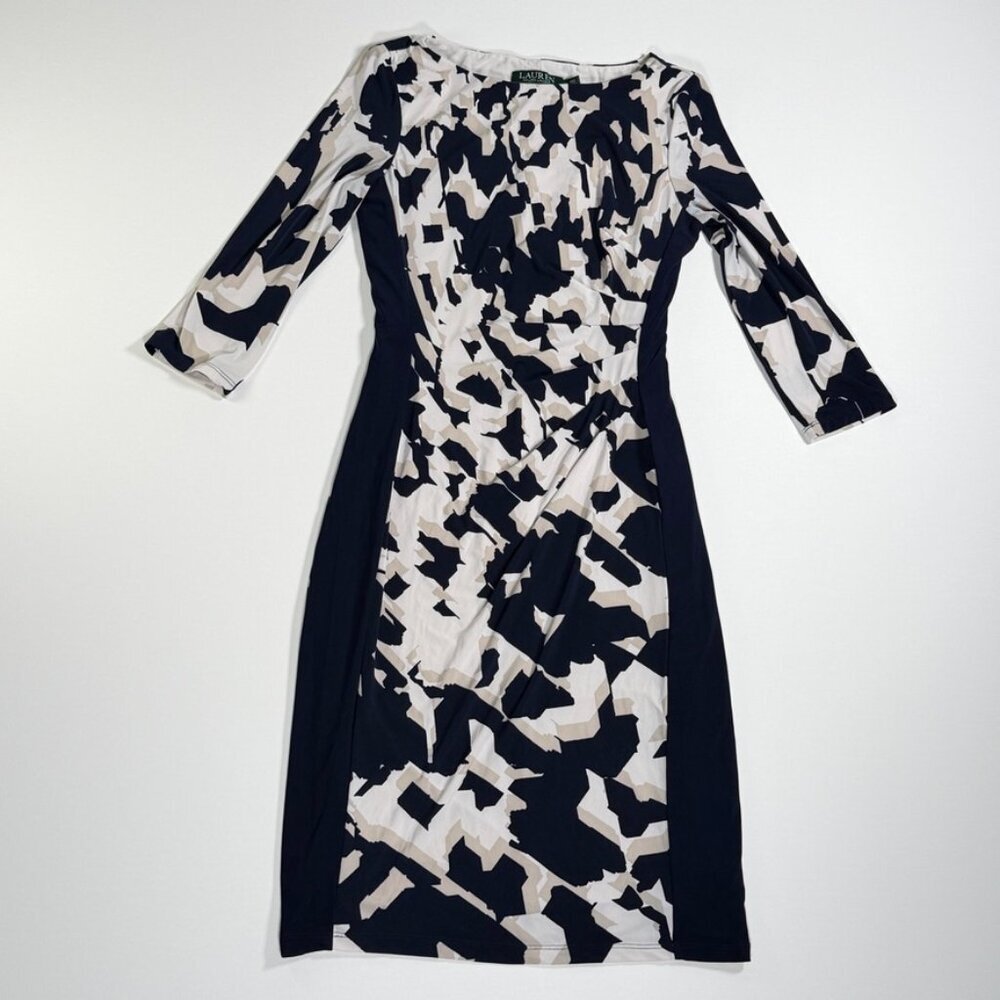 Ralph Lauren 3/4 Sleeve Pull-On Dress